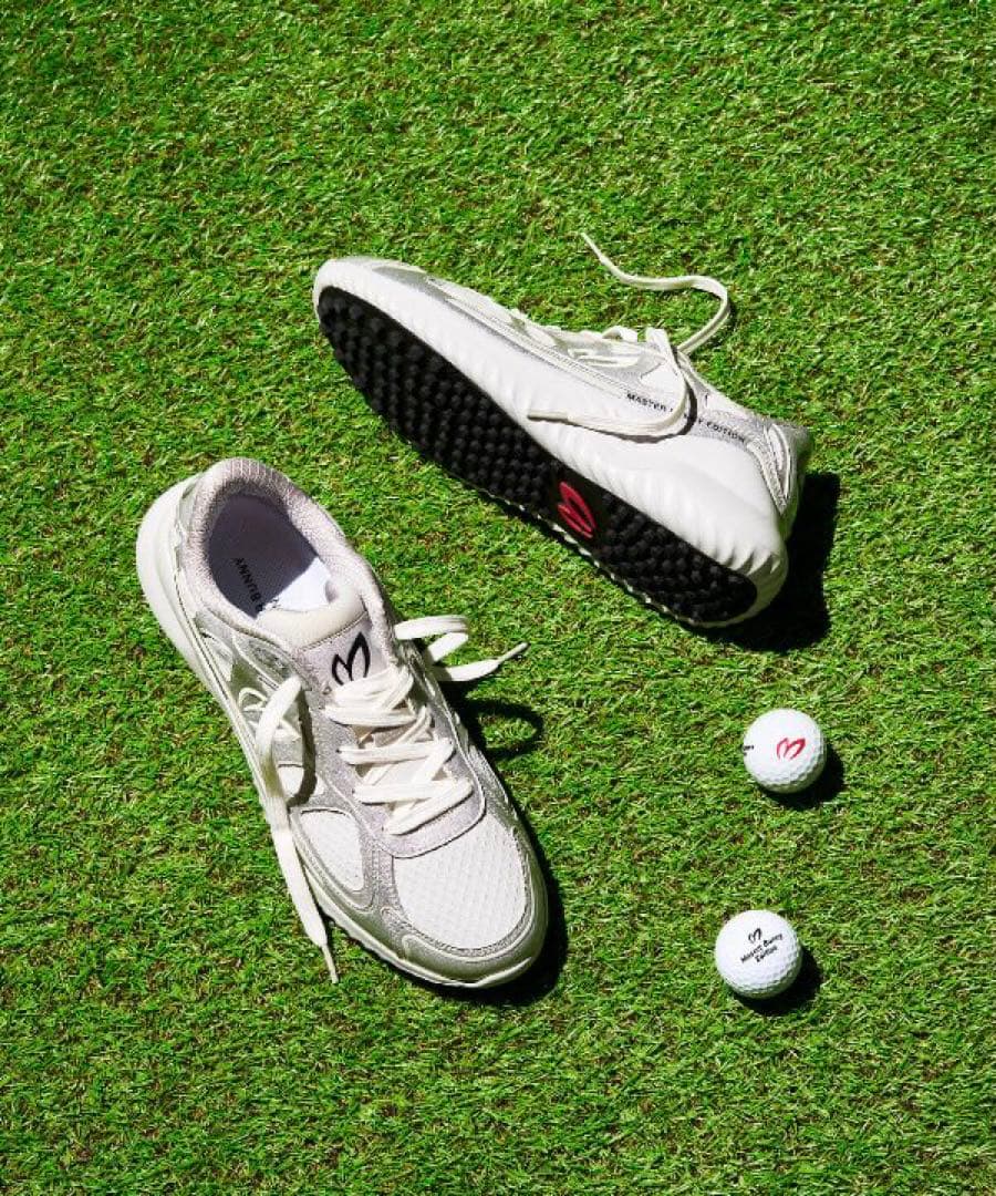 新品 パーリーゲイツ マスターバニー メッシュライクシューズ 27.0cm 銀