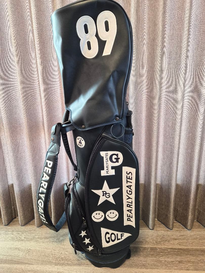 PEARLY GATES キャディバッグ 89 ネイビー
