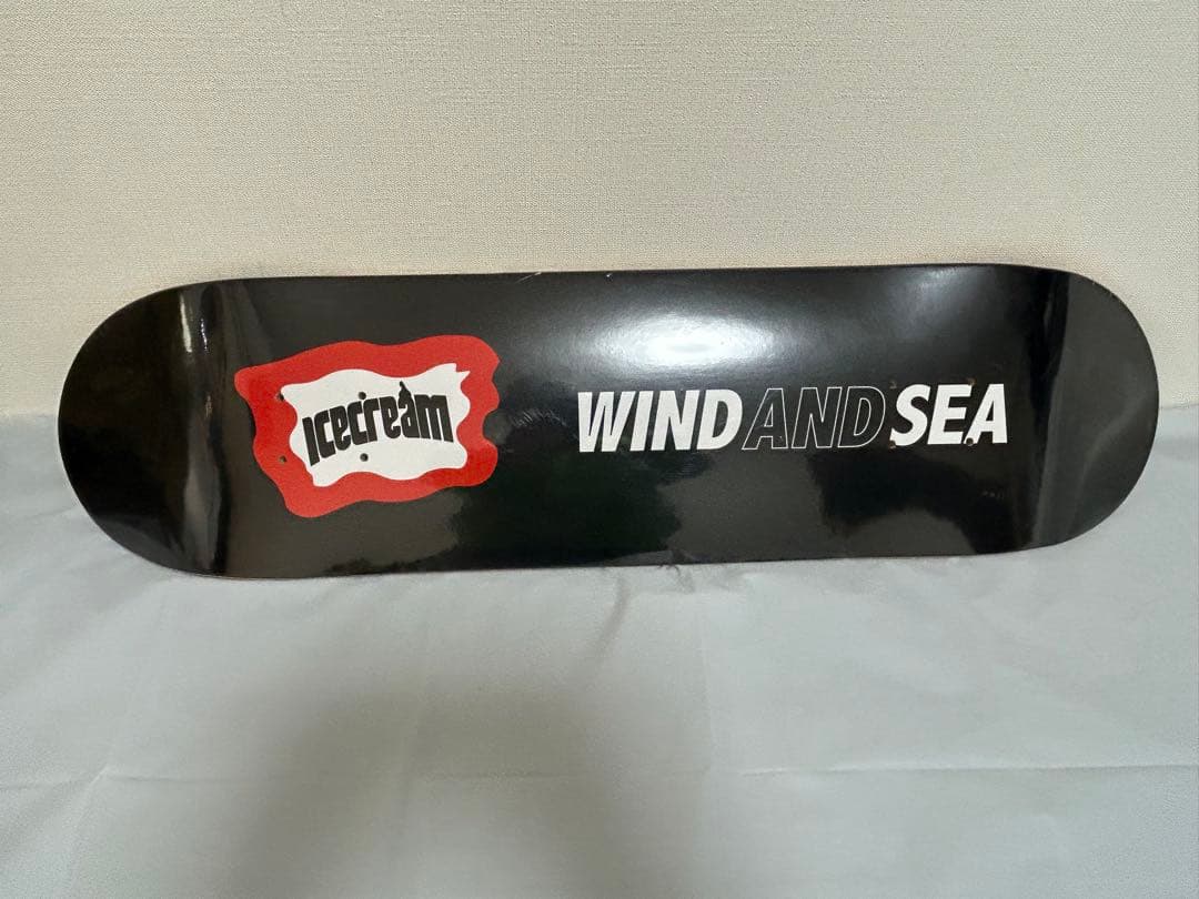 WIND AND SEA スケートボードデッキ　icecreamコラボ　未開封