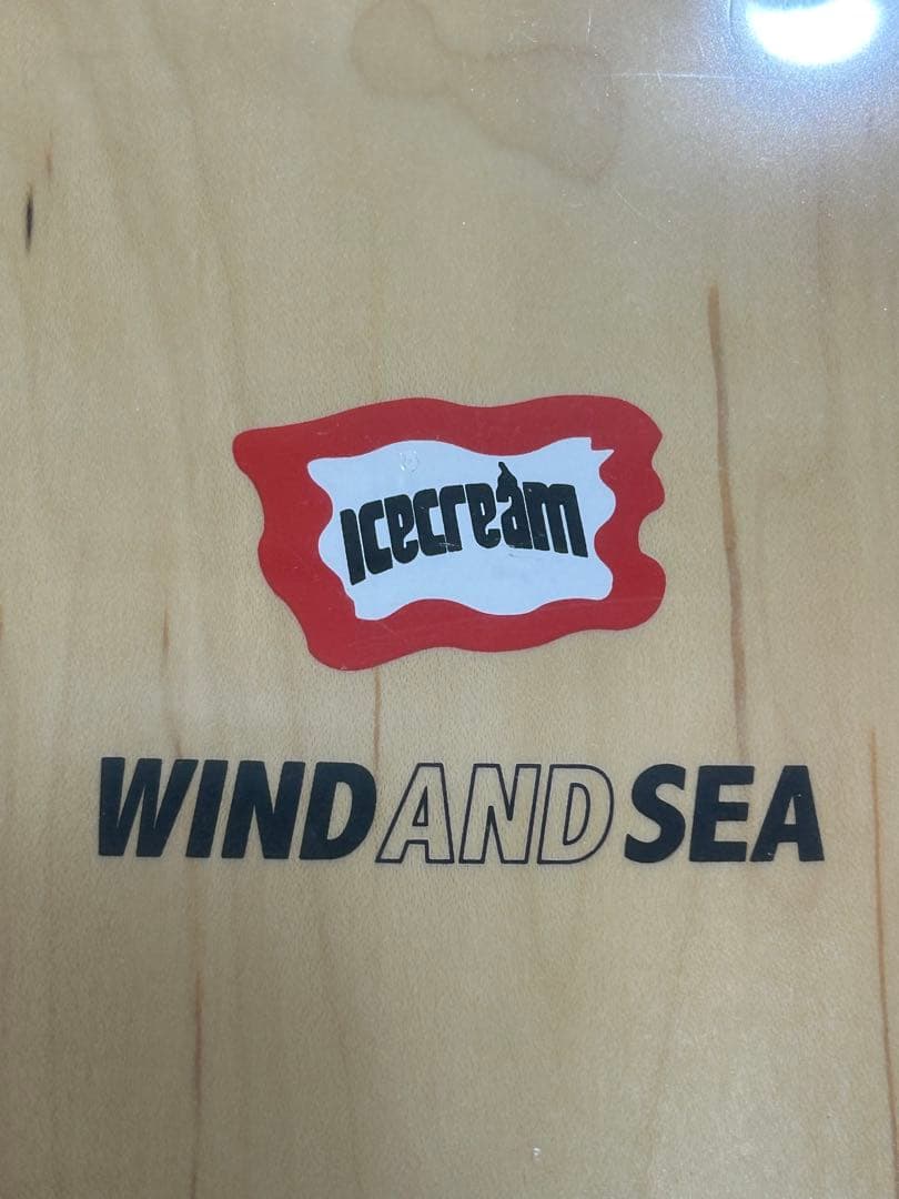 WIND AND SEA スケートボードデッキ　icecreamコラボ　未開封