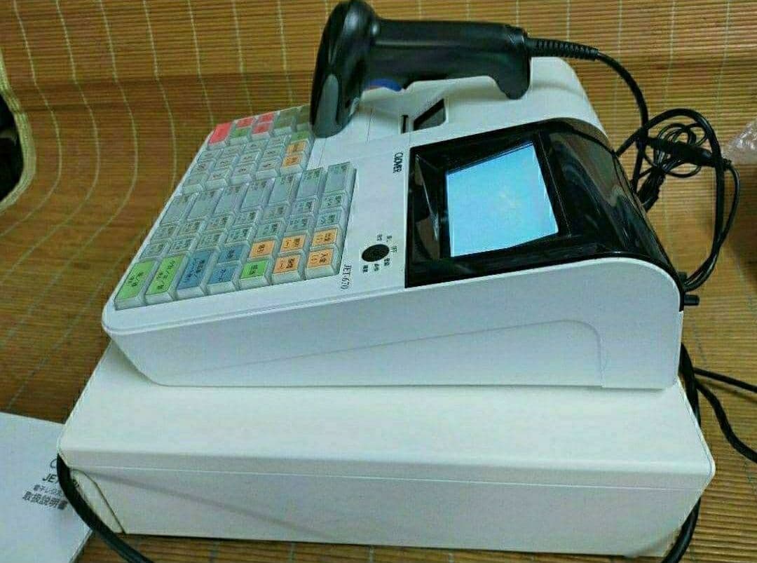 クローバーレジスター　JET-670上位スキャナ付き　PC連携　633003