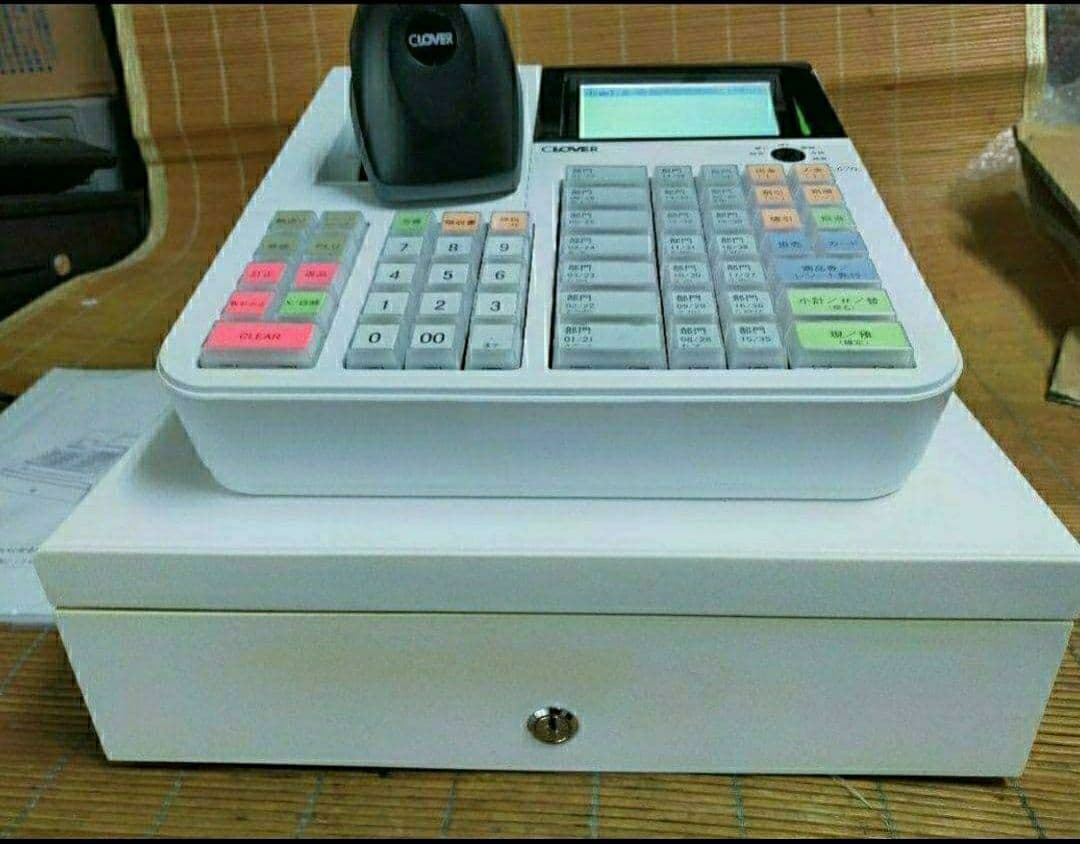 クローバーレジスター　JET-670上位スキャナ付き　PC連携　633003