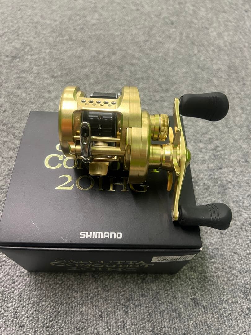 シマノ　15カルカッタコンクエスト201HG 美品