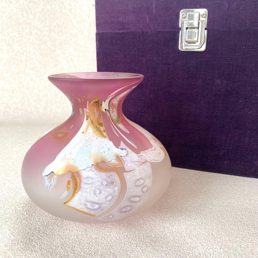 ガラス作家　『 ルイ・ルルー 』　花瓶　花器