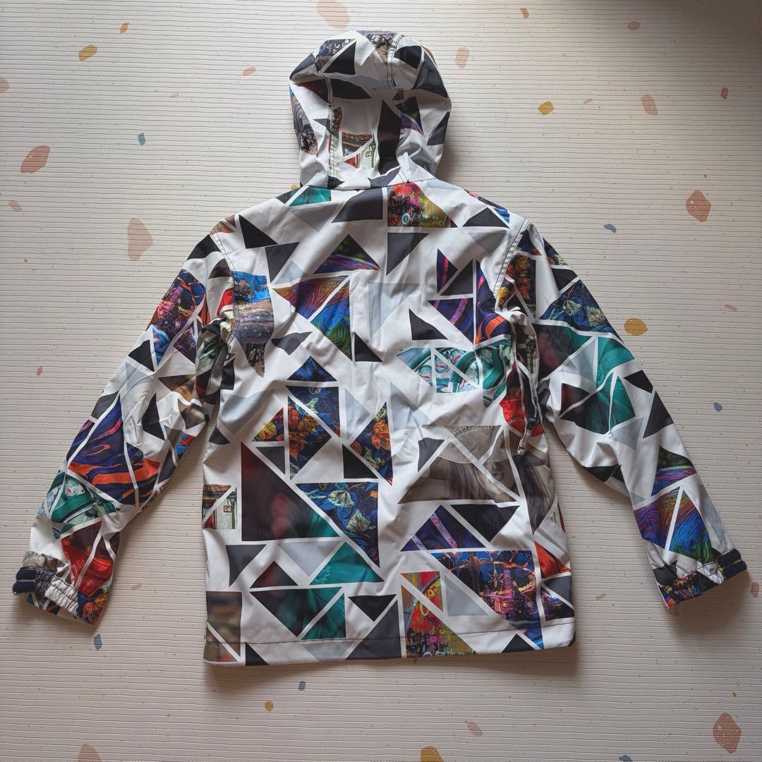 【美品 上下 S】スノボウェア S ホワイト ネイビー レディース