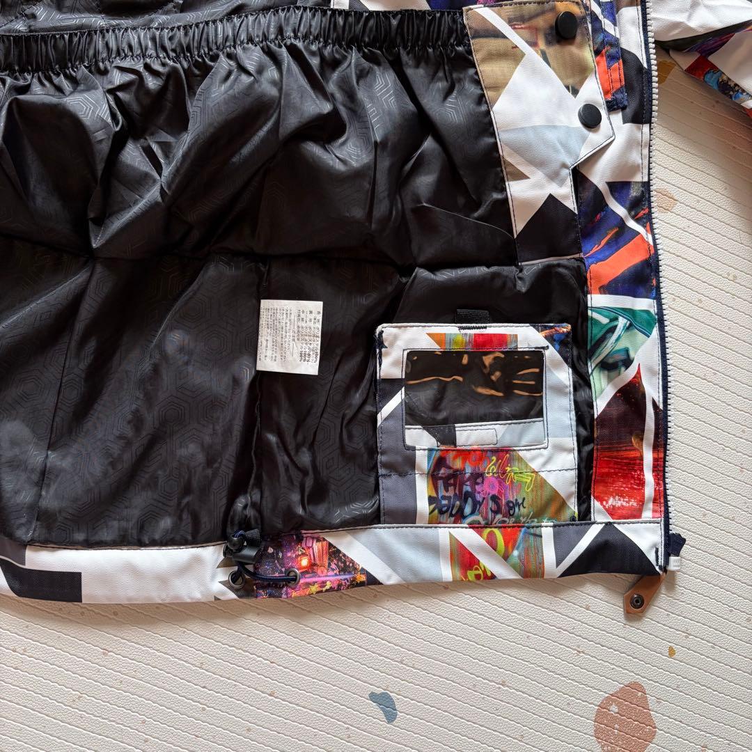 【美品 上下 S】スノボウェア S ホワイト ネイビー レディース