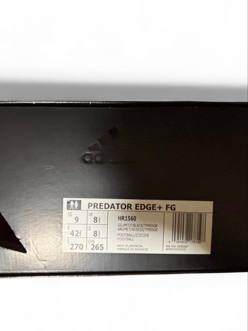 アディダス プレデターエッジ＋　FG