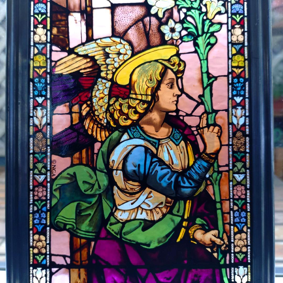 ドメニコ ステンドグラス Annunciation受胎告知グラスマスターズ社c