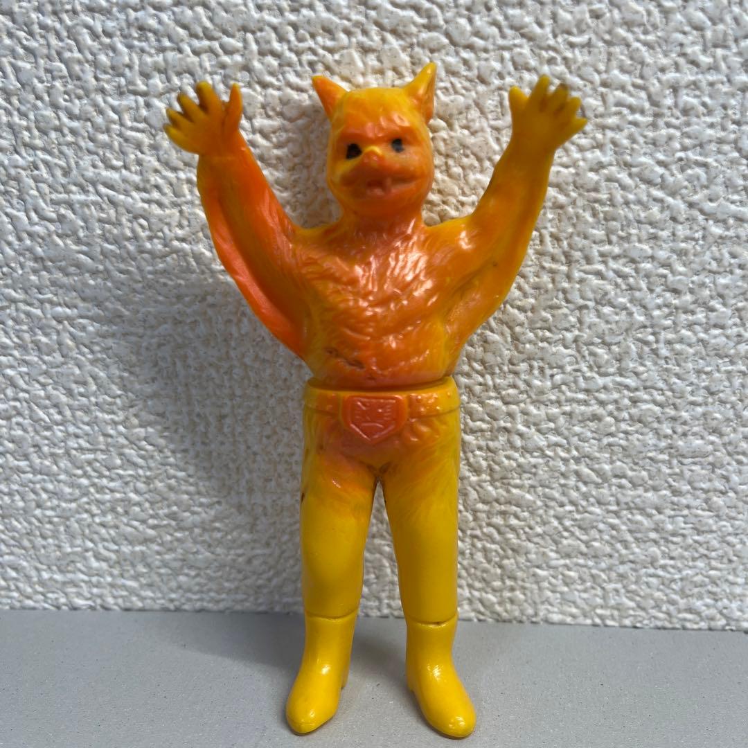 ⚠️激レア　仮面ライダー　珍色　ムササビートル　ミニソフビ　当時物　バンダイ