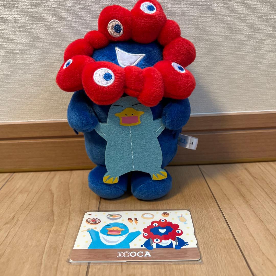 万博記念ICOCA＋ミャクミャク イコちゃん ぬいぐるみパスケース
