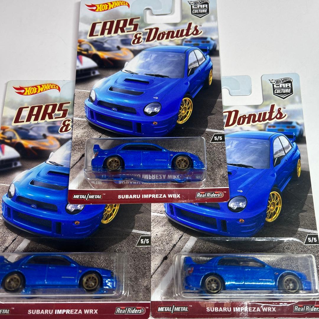 ホットウィール スバル インプレッサ WRX 3台セット