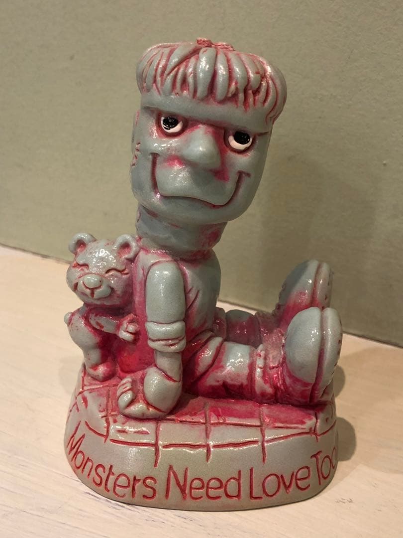 ビンテージ　メッセージドール　フランケンシュタイン　ホラー　モンスター　レトロ