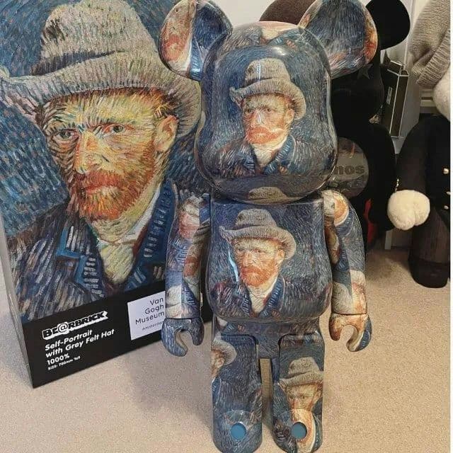 BE@RBRICKVan Goghゴッホ博物館ゴッホ自画像100%+400%。
