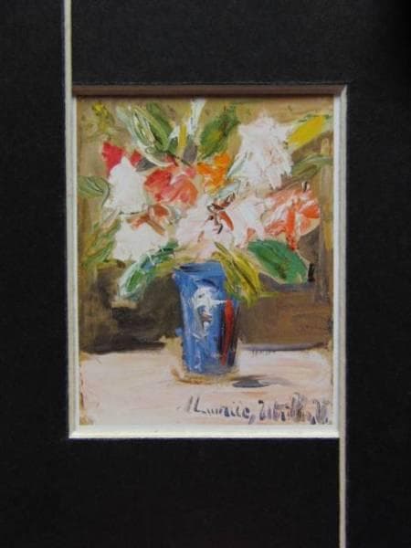 モーリス・ユトリロ、「BOUQUET DE FLEURS」、海外版超希少レゾネ