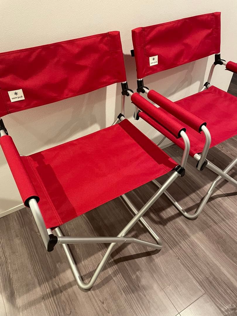 【新品 未使用】 peak FDチェアワイド RD LV-077RD