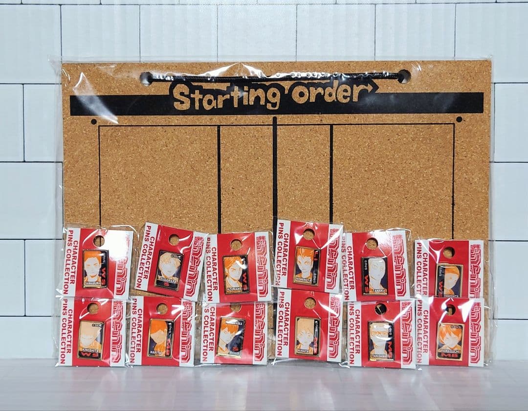 ハイキュー!!　５周年記念ピンズ＆コルクボード