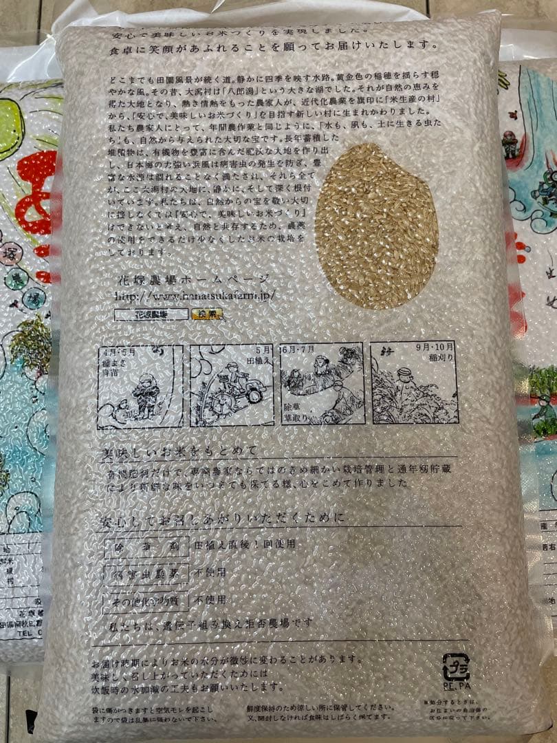 令和6年産　玄米１５キロ（5キロ×3）　あきたこまち　特別栽培米