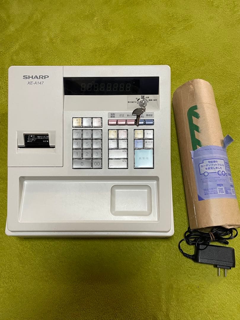 美品　SHARP XE-A147 レジスター　ロール紙5巻　セット