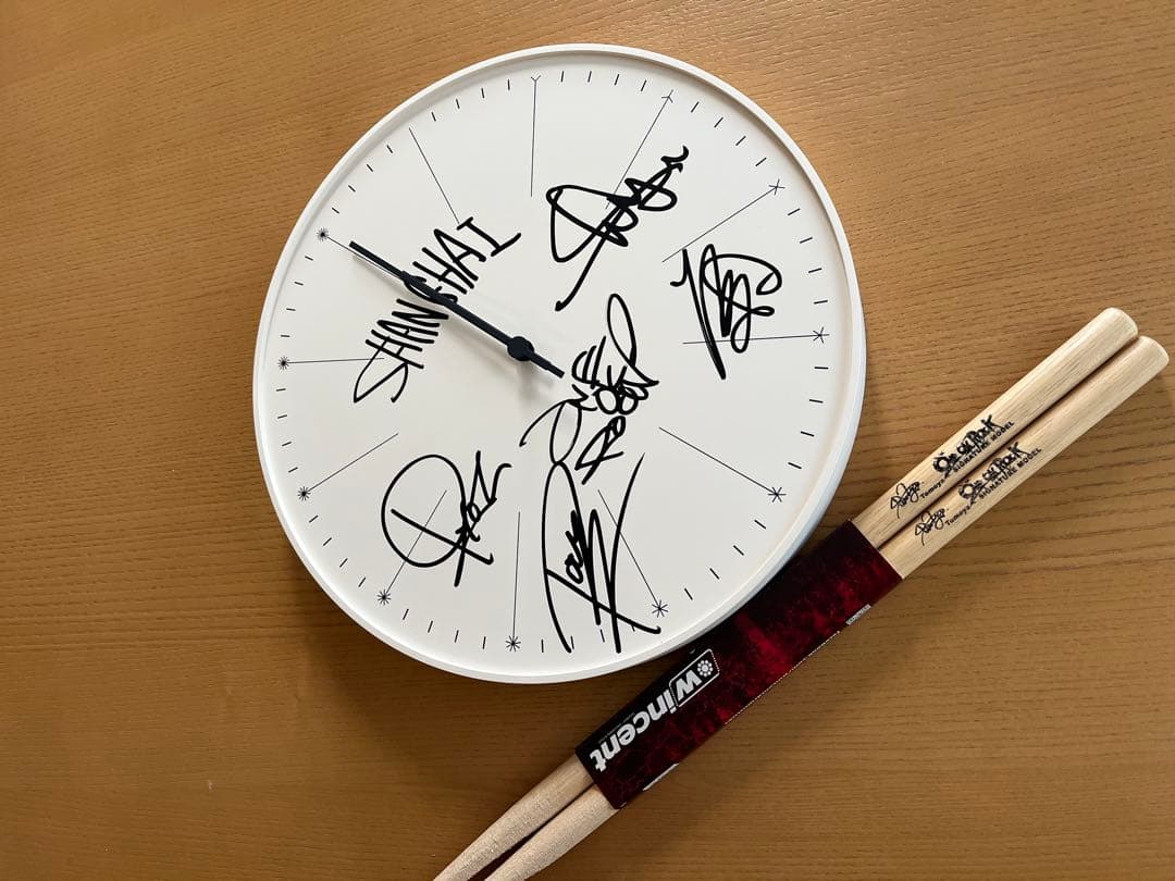 ONE OK LOCK サイン入り時計　おまけ付き