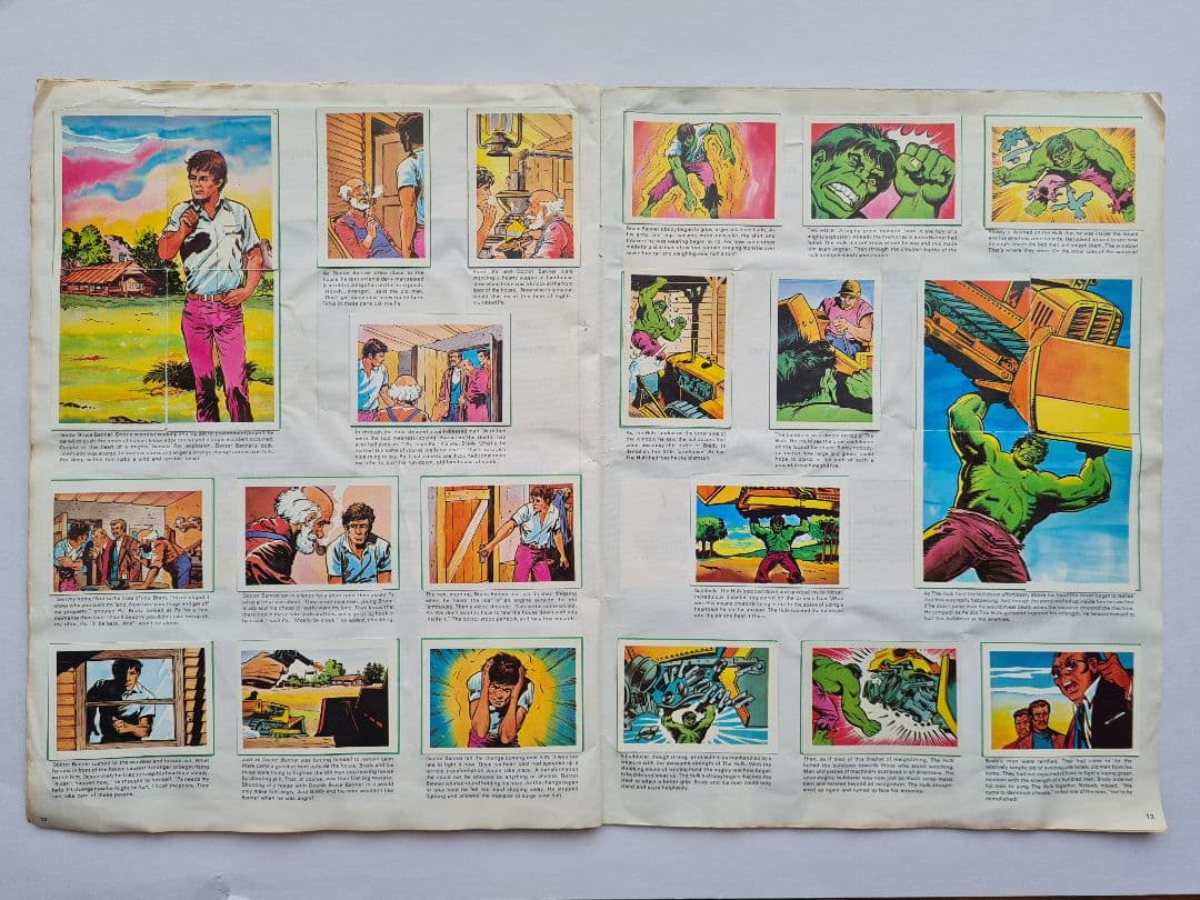その他 1979 Incredible HULK picture card album