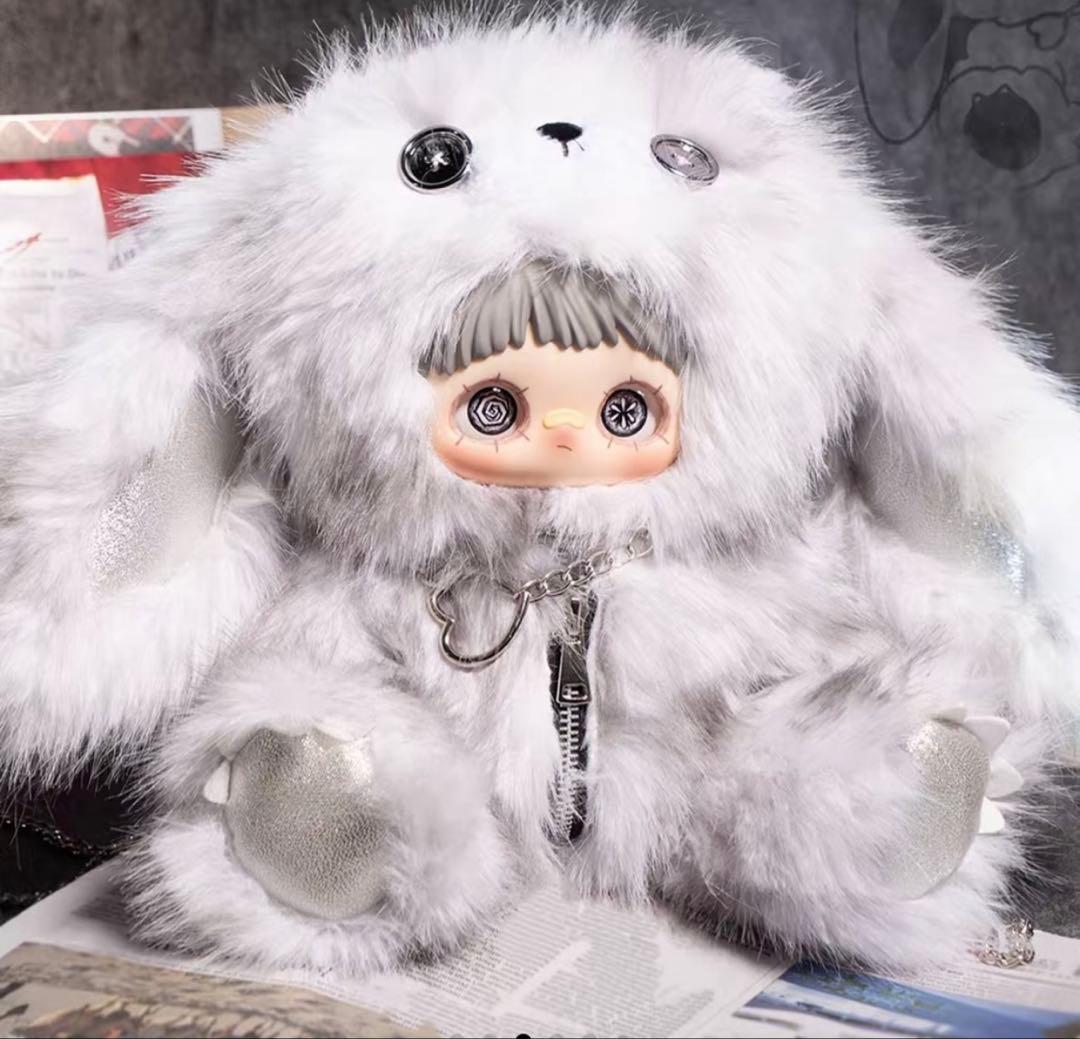 MayMei 反逆ぬいぐるみシリーズ 400％ 白うさぎ (放空)リュック