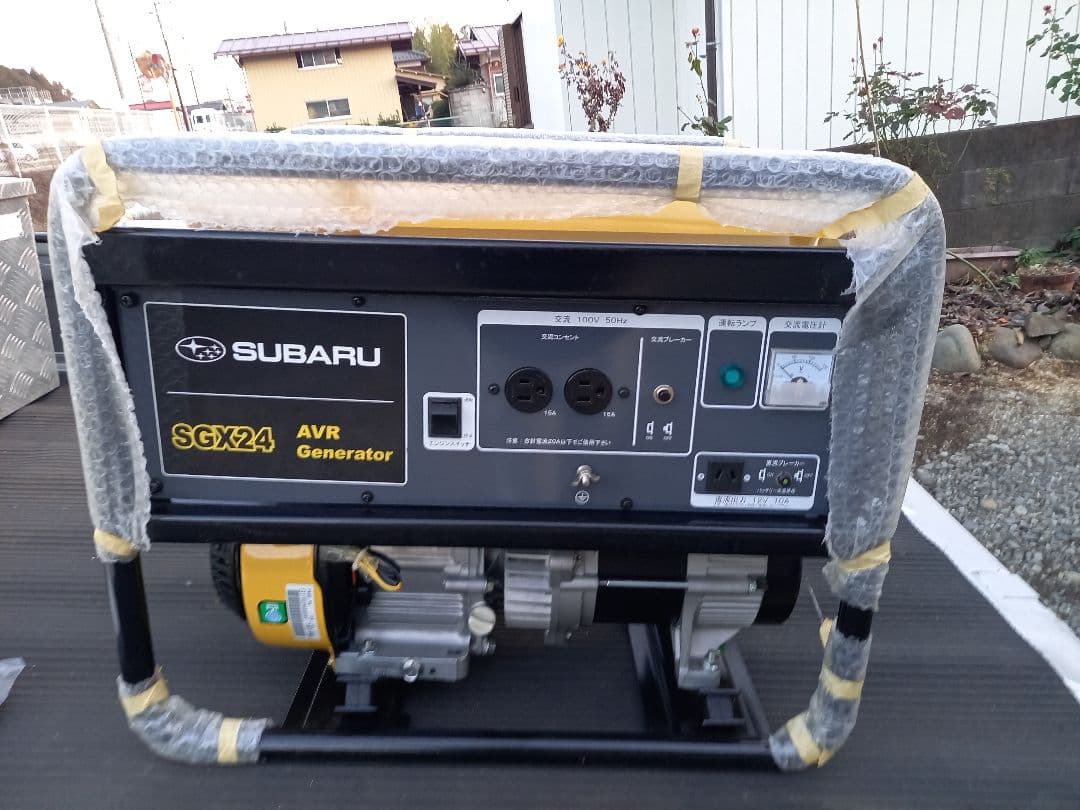 SUBARU　 SGX24　 発電機 　　　　　100V 50Hz