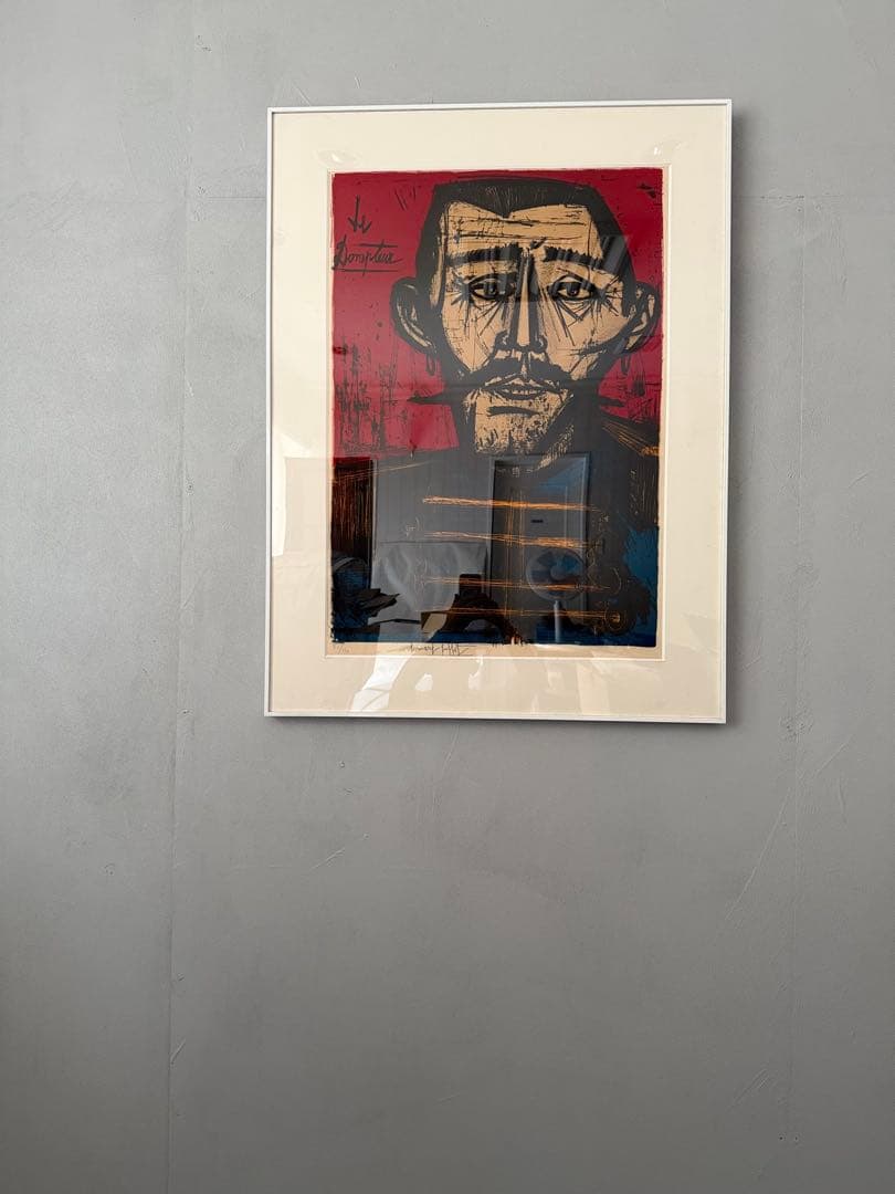 Tベルナール・ビュッフェ 「獅子使い:サーカスより」 リトグラフ 21/120