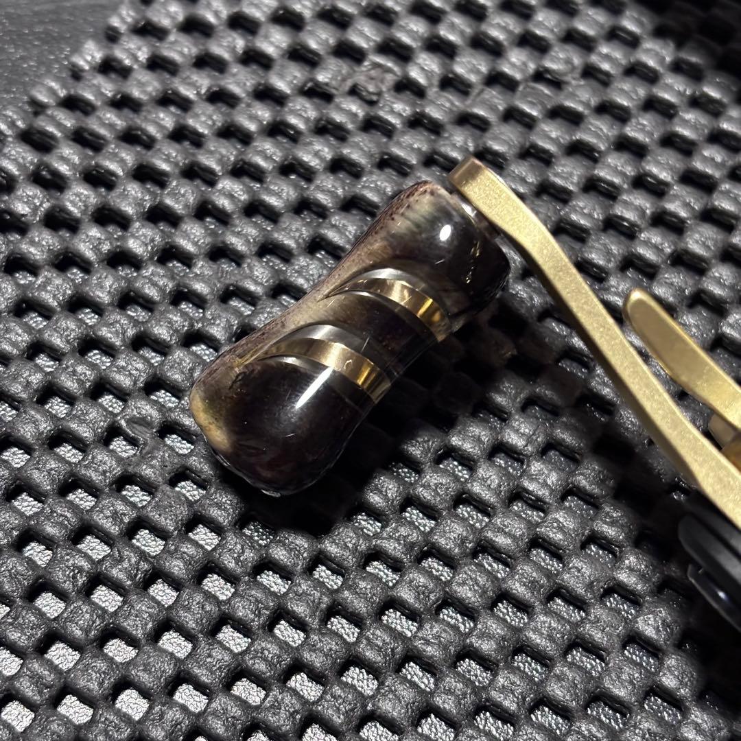 プレトリー　スタビライズドウッド & メタル　ブラック/ゴールド　値下不可