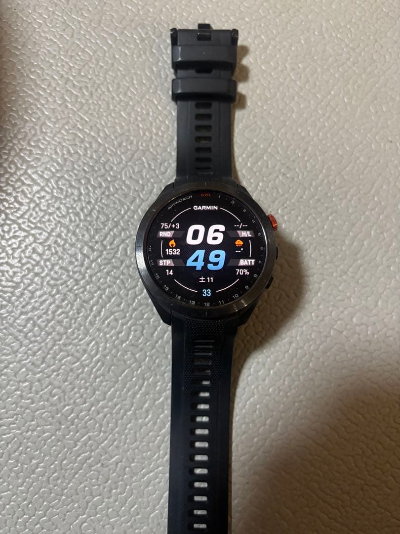 GARMIN Approach S70 47mmスマートウォッチ 本体
