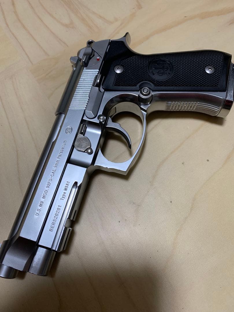 廃盤 東京マルイM9A1クロームステンレス　ガスブローバック