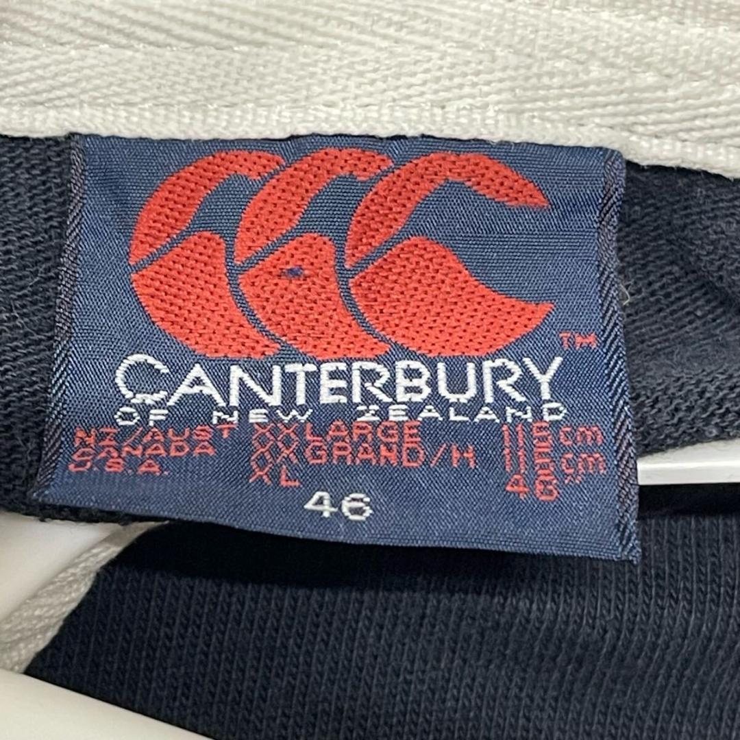 90s CANTERBURY OF NEWZEALAND ラガーシャツ ブラック