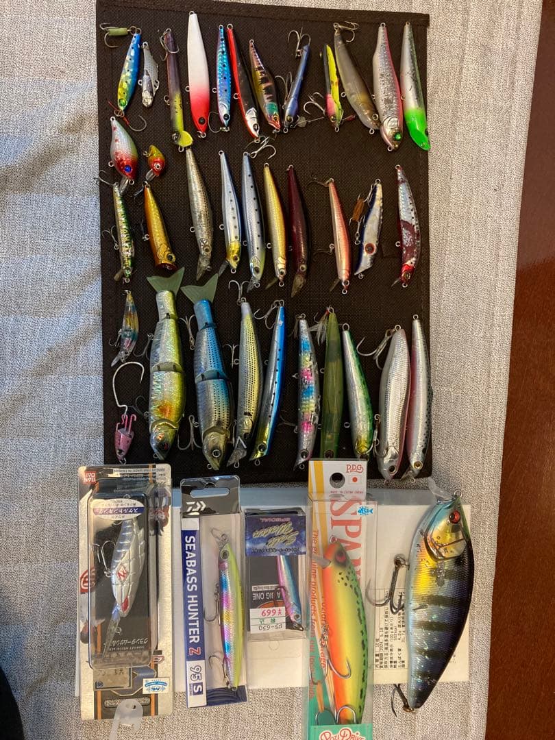 釣具まとめ売り　引退シーバスルアー約40個セット daiwa megabass