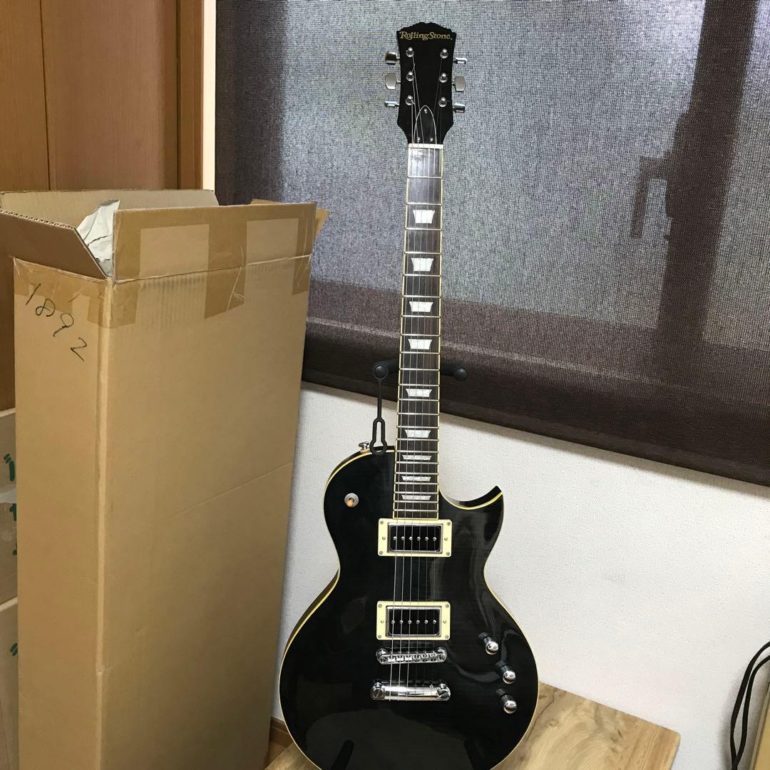 レスポールタイプ エレキギター ブラック P-90搭載 そこそこ美中古ギター