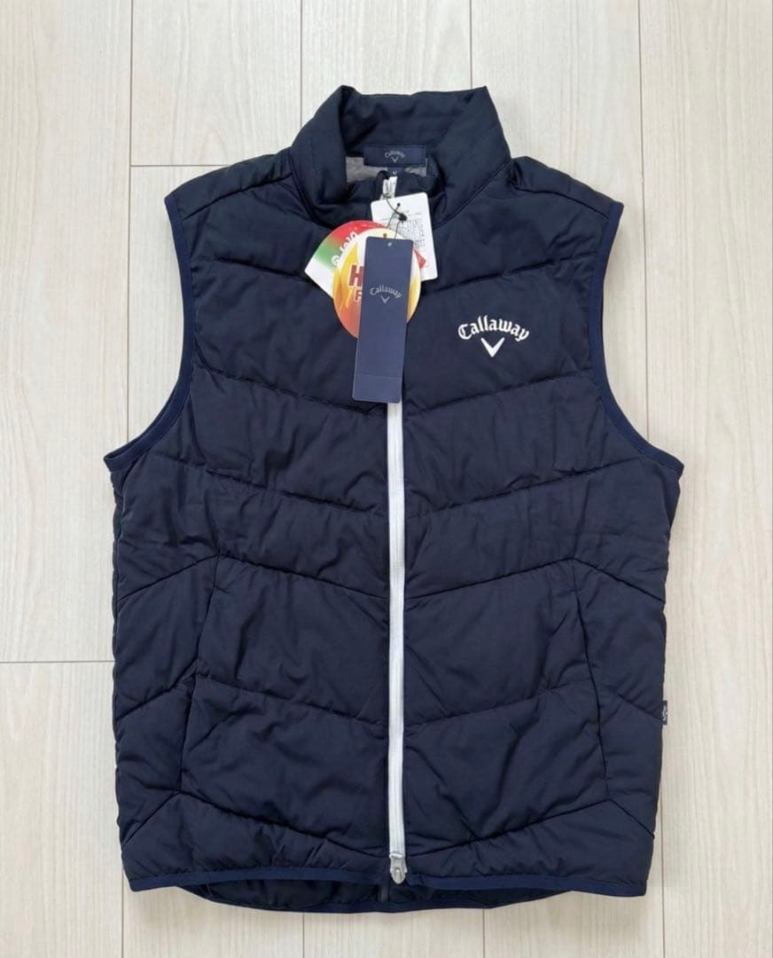 Callaway ネイビー 中綿ベスト M