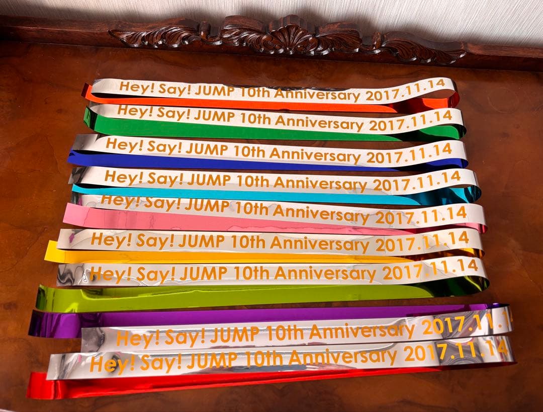 Hey! Say! JUMP 銀テ 10th Anniversary 全9色