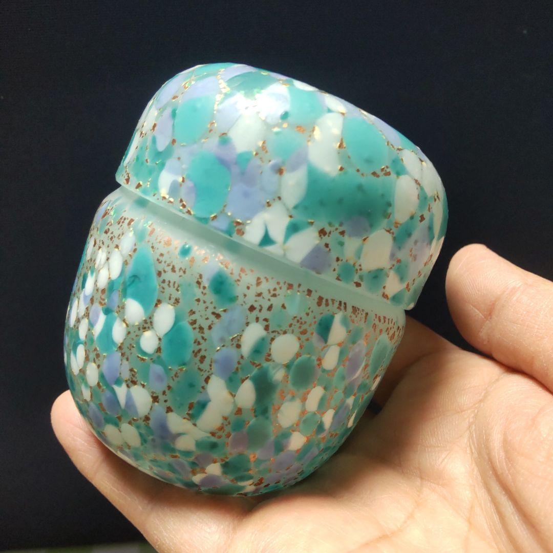 茶道具　津軽びいどろ　なつめ