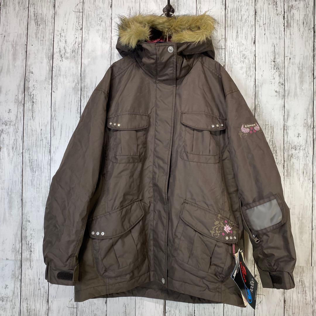 kissmark ブラウン　ジャケット スノーボード　レディース　M 新品未使用