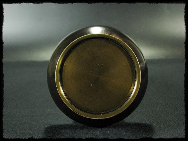 メル84937！唐銅 皆具 一揃 八尾 祥栄 鬼面耳付水指 建水杓立f68