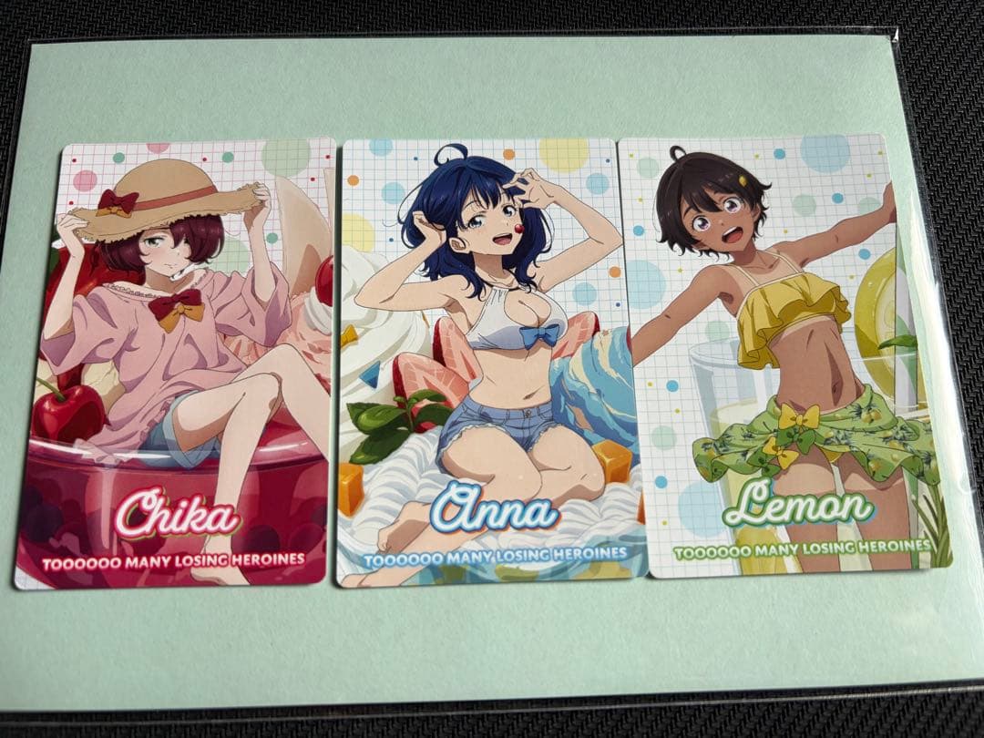 【激レア/初期特典】負けヒロインが多すぎる！ 特製キャラカード 全3種 コンプ