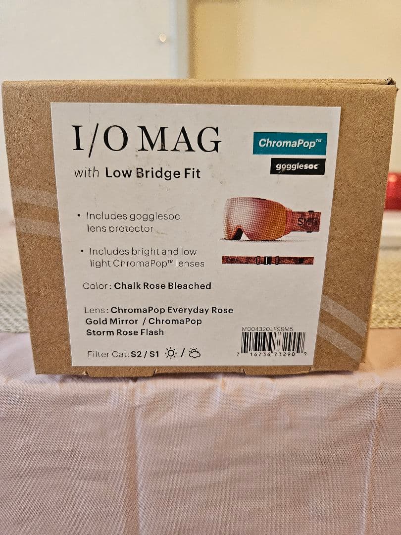 Smith I/O MAG ゴーグル Chalk Rose Bleached