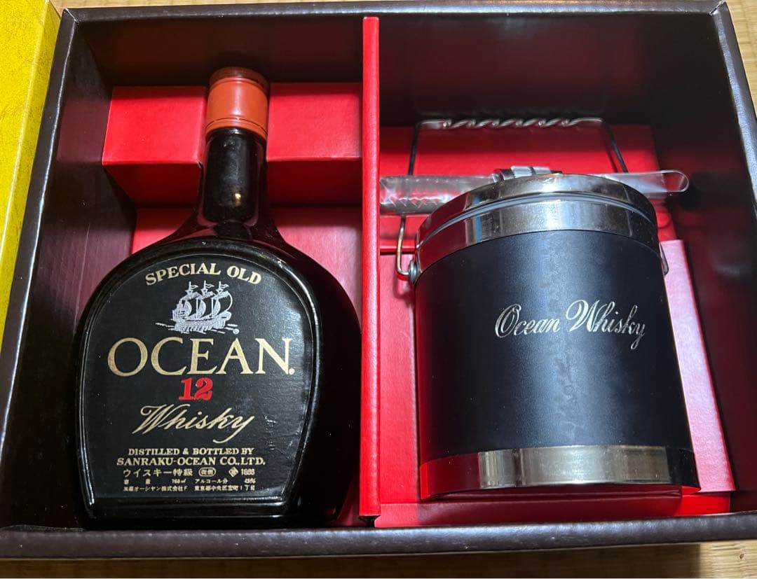 【希少】特級 OCEAN12 ウィスキー 760ml 特製アイスペールセット