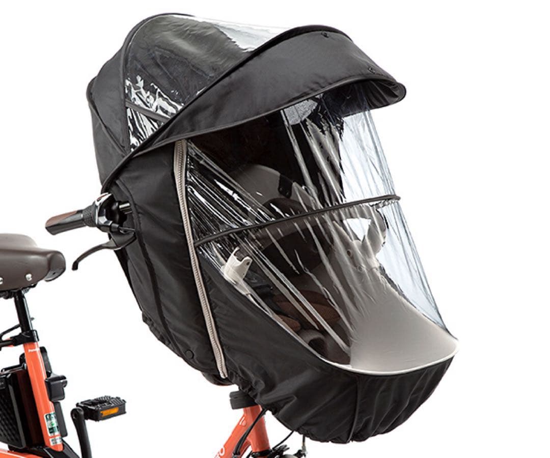 前チャイルドシート用レインカバー　パナソニック　NAR178 ブラック