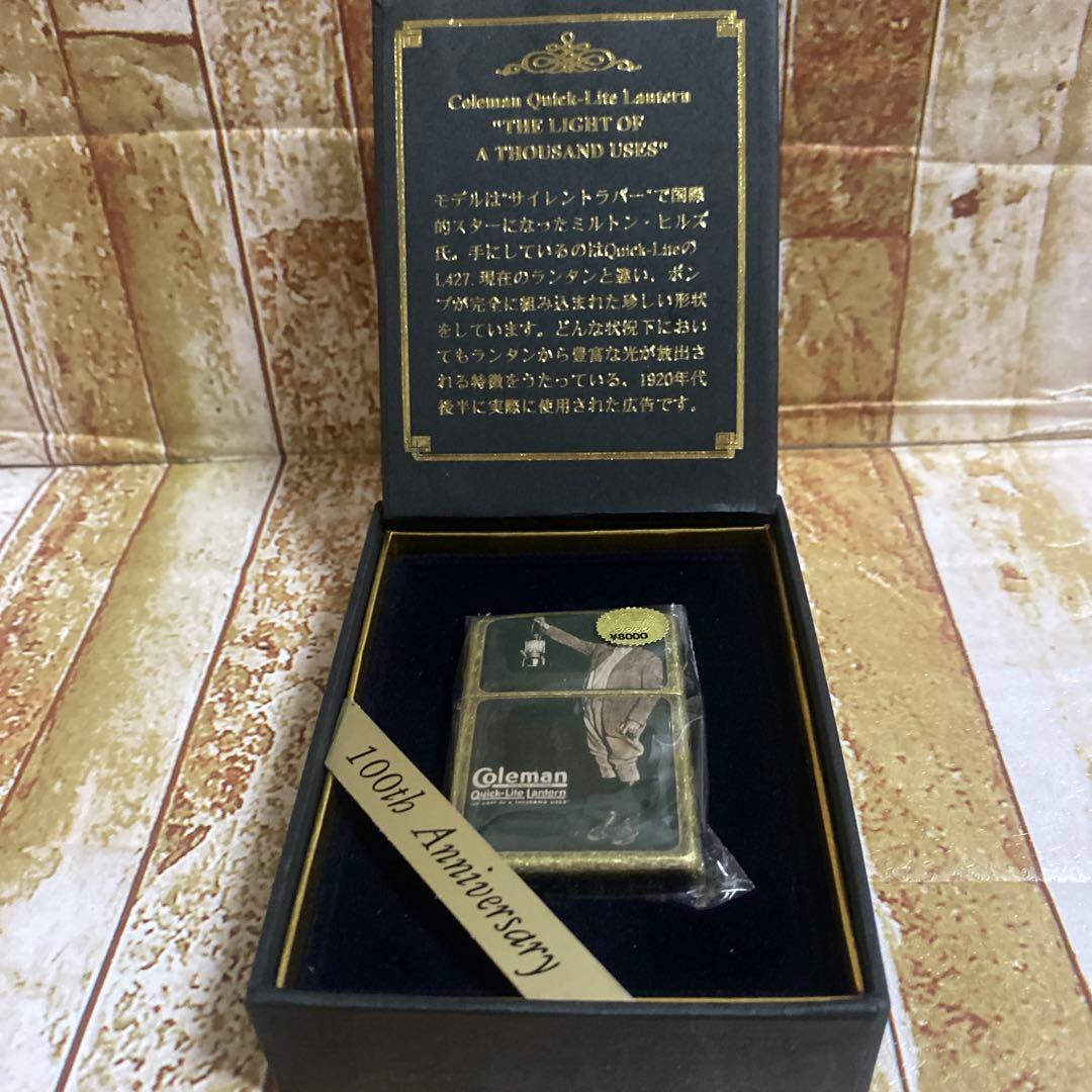 ZIPPOライターColeman 100周年記念モデル