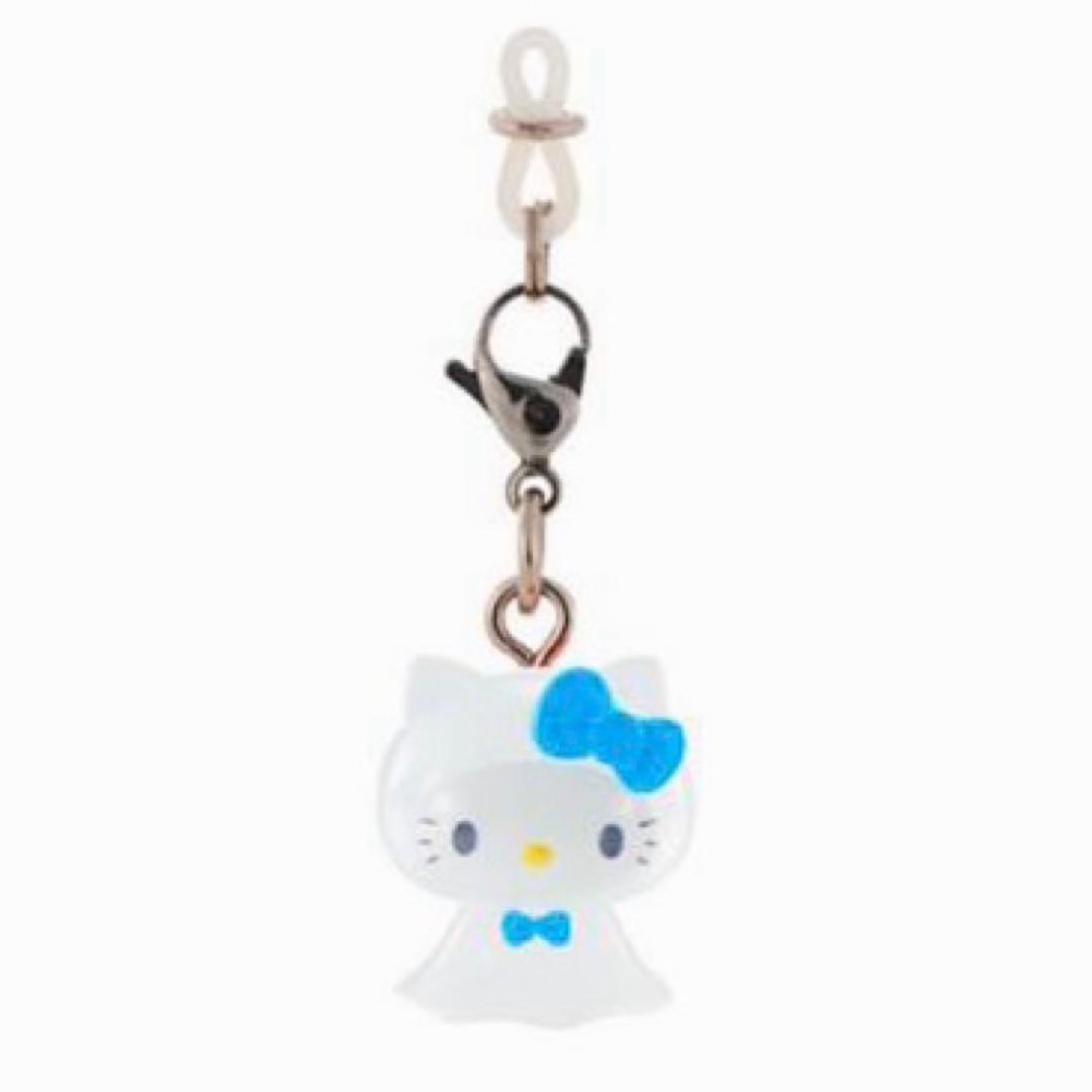 レア　キティ　クリア　めじるしアクセサリー　サンリオキャラクターズ２　水色リボン