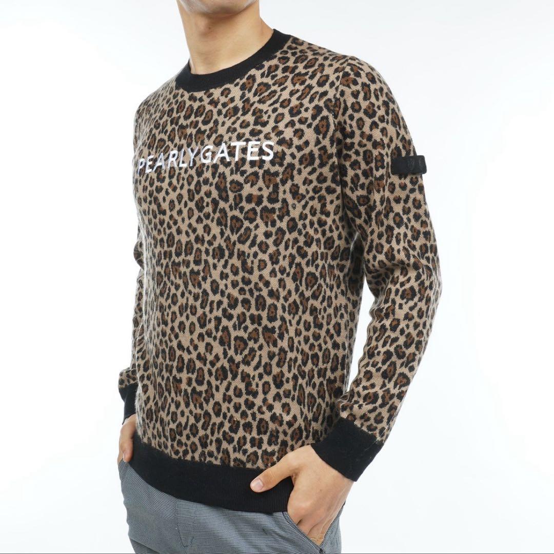 特価【新品】PEARLY GATES カシミヤ レオパード セーター ニット 5
