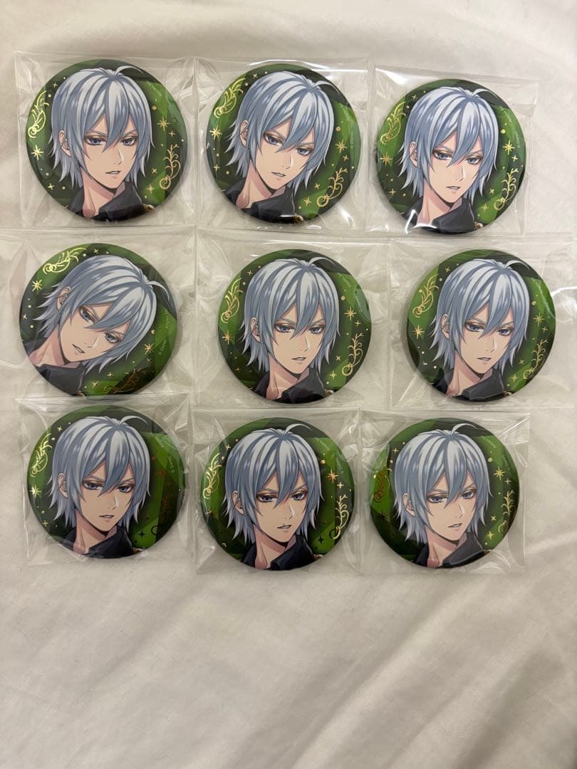 ツイステ シルバー ブレイジングジュエル 缶バッジ ポップアップ