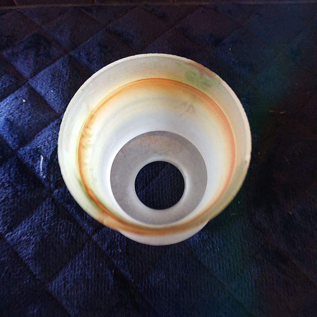 イギリス田舎の夕焼け風景、手描きランプシェード、アンティーク