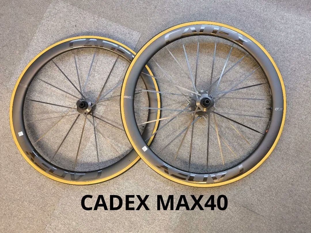 パーツ CADEX MAX40 + VELOFLEX RECORD TLR 25c