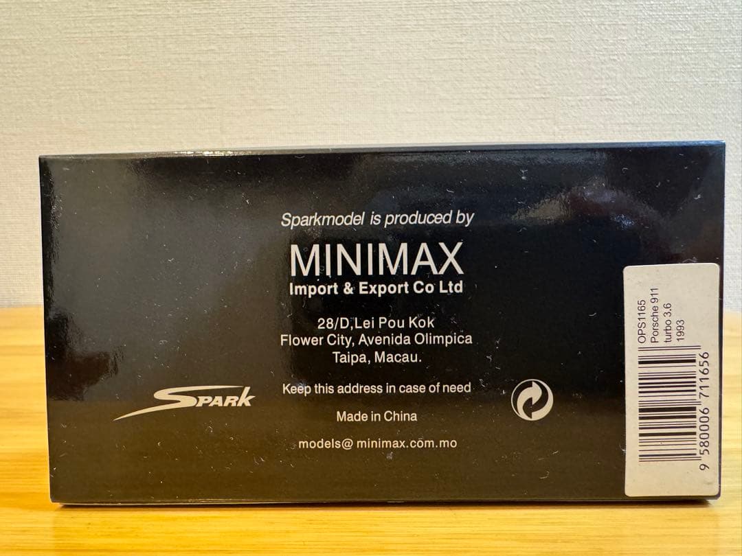 【SPARK】限定モデルPorsche 911 Turbo 3.6 1993