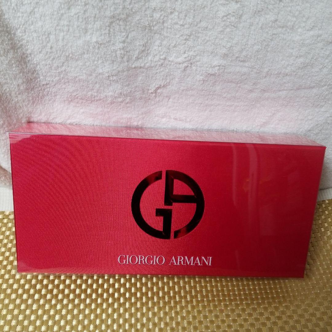 【レア空箱】アルマーニビューティー　限定品セット　レッドサテン 空ケースボックス